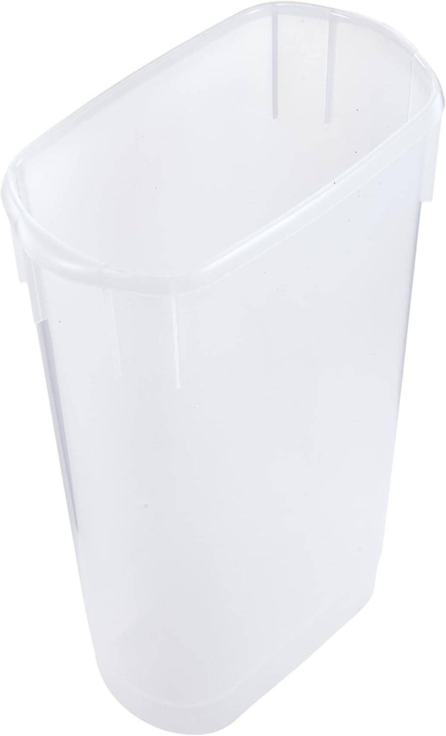 Rubbermaid Wrap N' Craft Plastic Wrapping Paper Organizer Storage Container with Top Ornament Storage Compartment for 20 Standard 30 Inch Rolls. Clear - Image 4